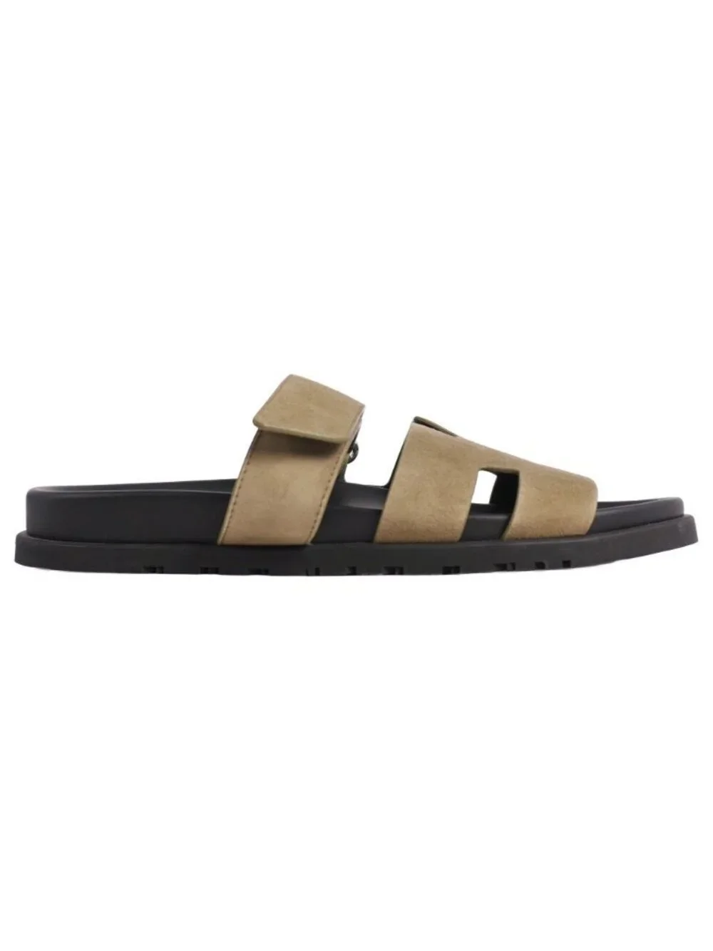 Hermes Sandals Chypre Logo Leather Shoes